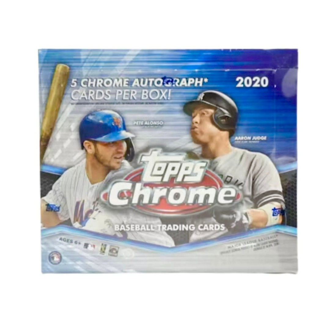 2020 Topps Chrome Baseball HTA Jumbo Hobby Box
