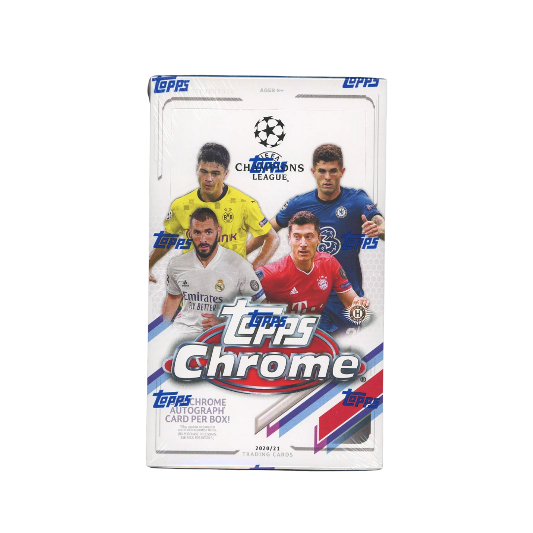 2020-21 Topps Chrome Soccer Champions League Hobby Box