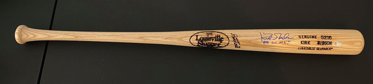 Kirk Gibson Autographed "88 NL MVP" LS Game Model Bat