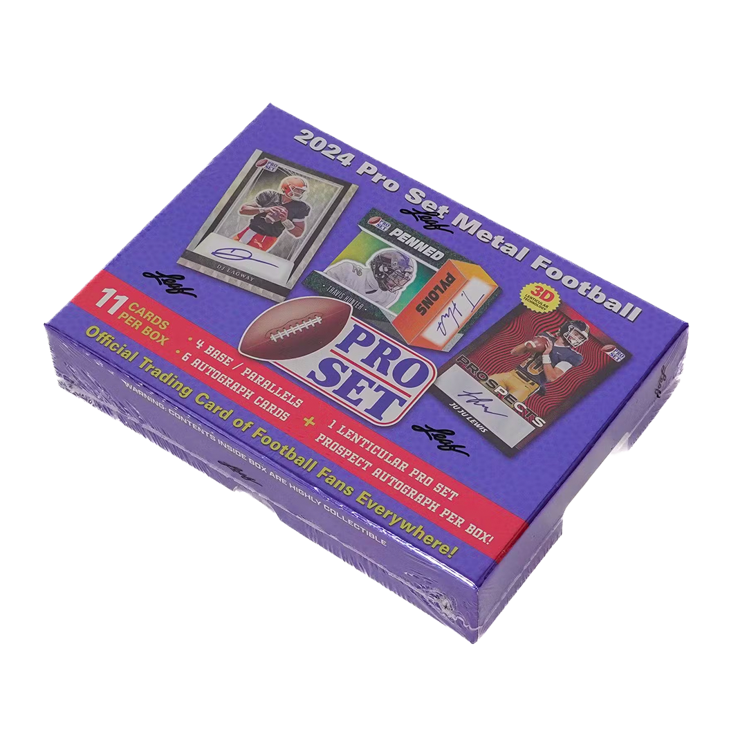 2024 Leaf Pro Set Metal Football Hobby Box