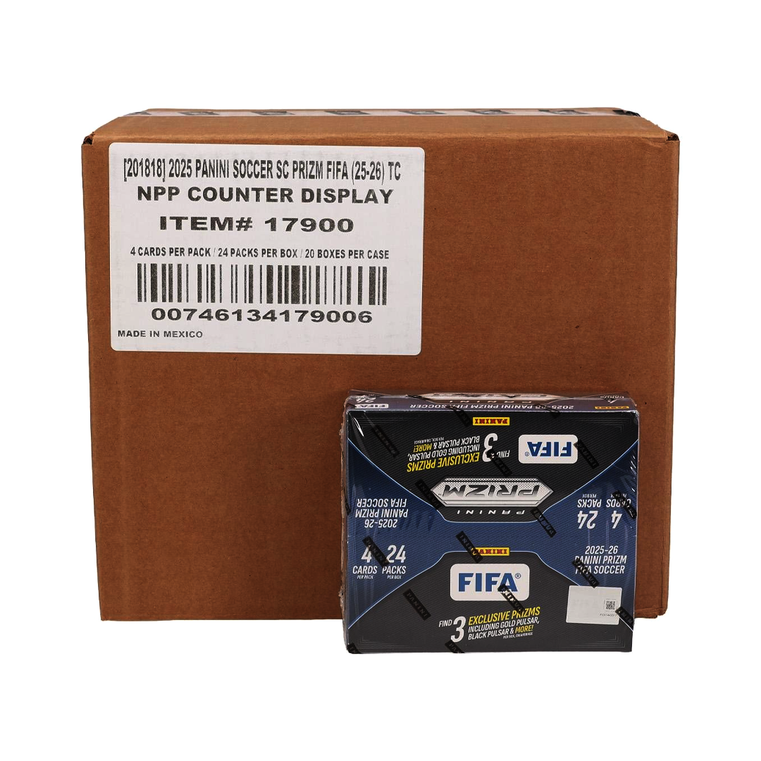 2025-26 Panini Prizm FIFA Soccer 24-Pack Retail 20-Box Case