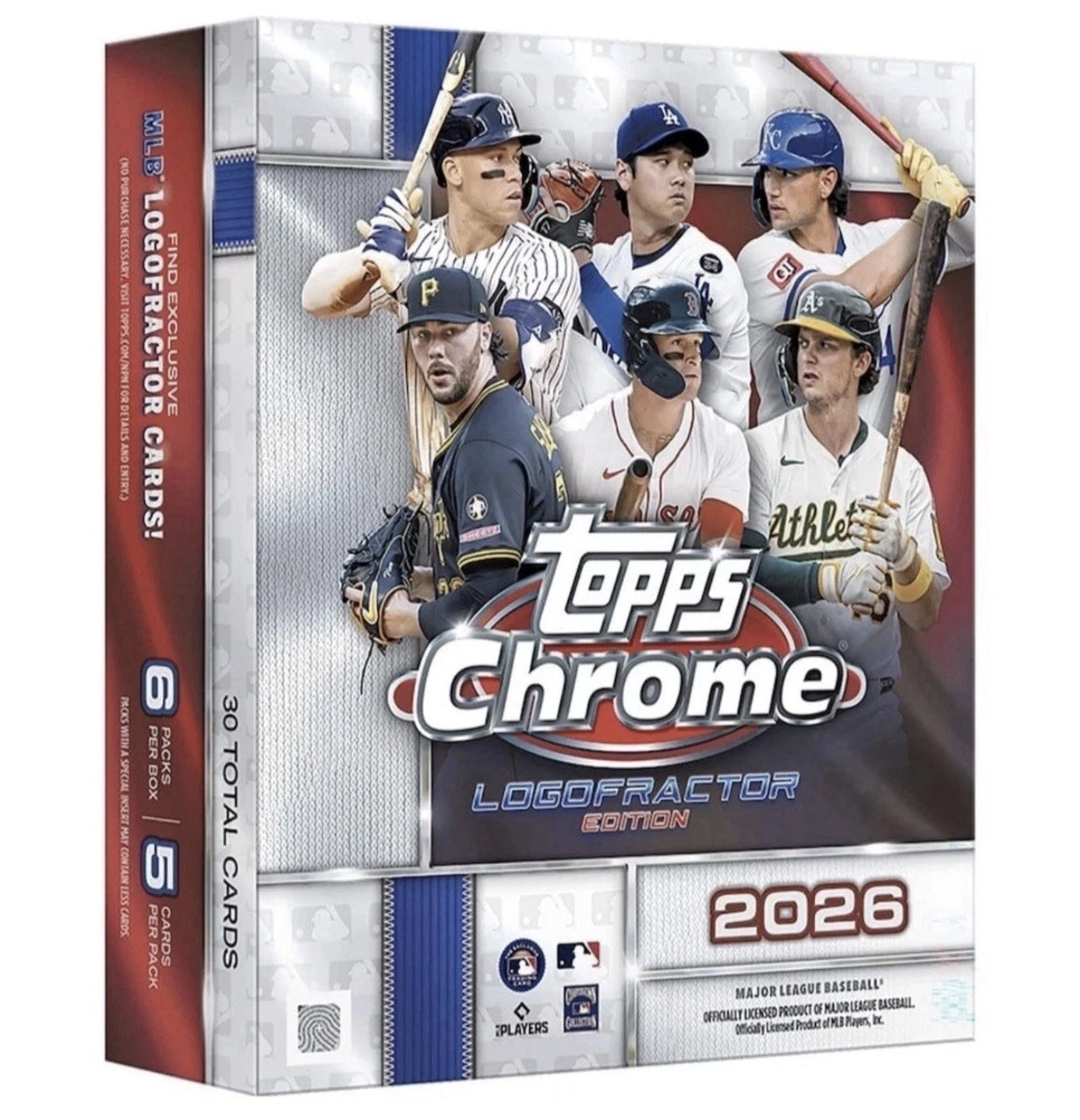 2026 Topps Chrome Baseball Logofractor Edition 20-Box Case
