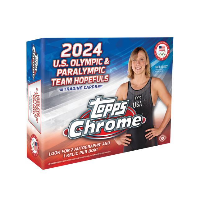 2024 Topps Chrome U.S. Olympic & Paralympic Hopefuls Hobby Box