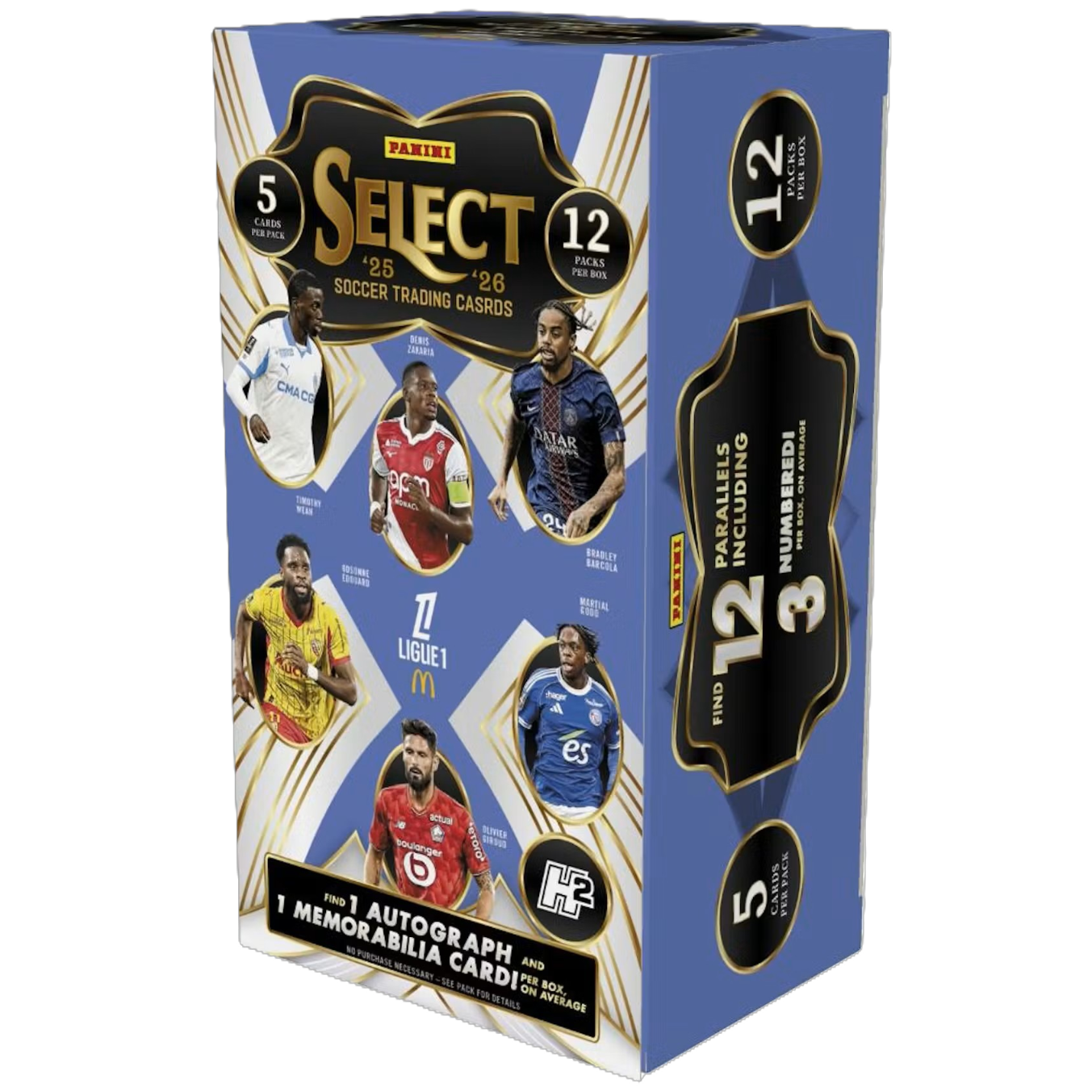 2025/26 Panini Select Ligue 1 Soccer H2 Box