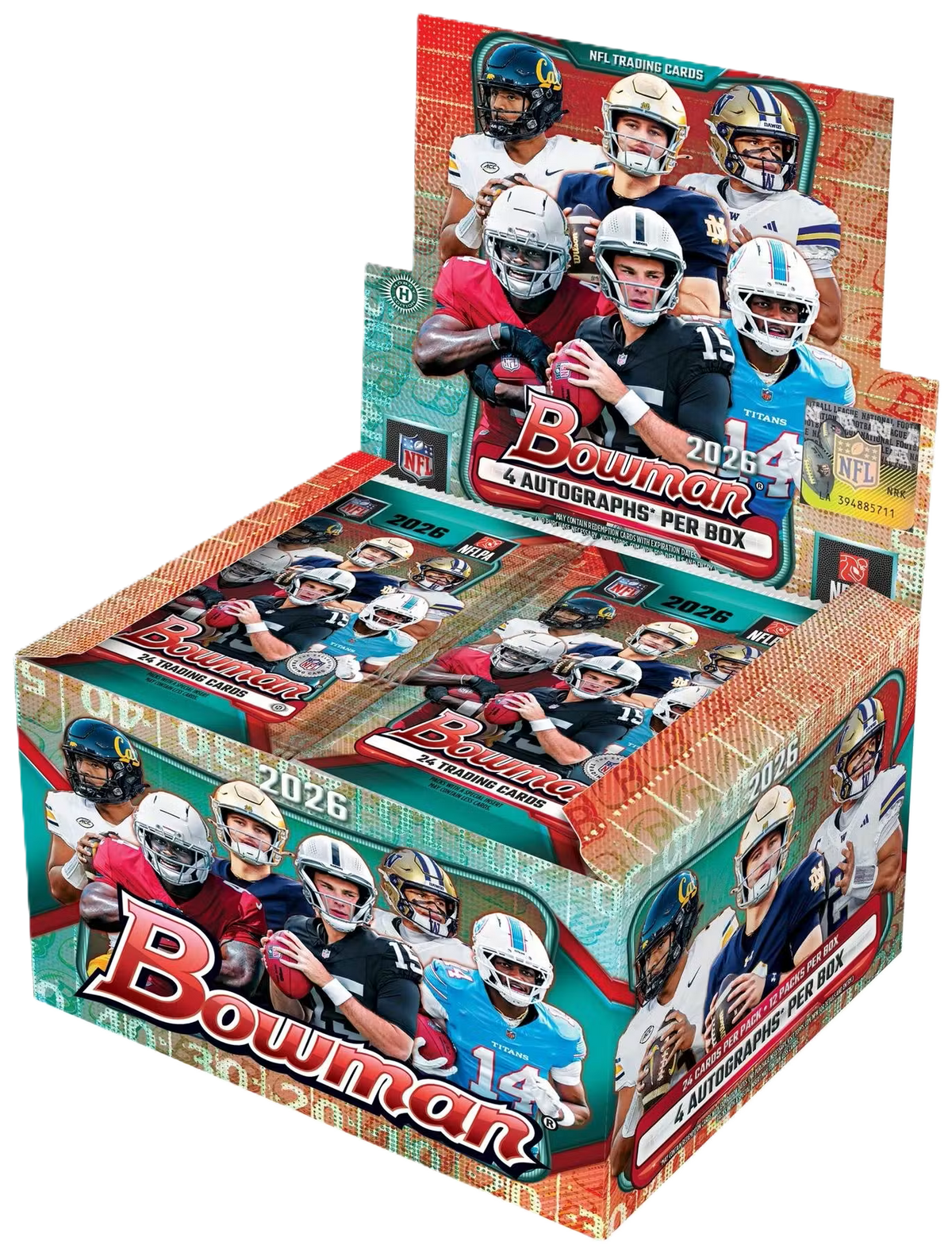 2026 Bowman Football Jumbo Box