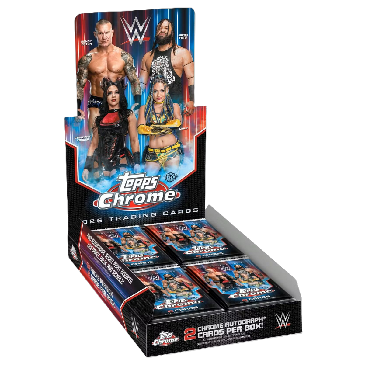 2026 Topps Chrome WWE Wrestling Hobby Box