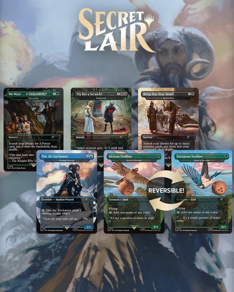 Magic the Gathering - Secret Lair x Monty Python: Monty Python and the Holy Grail: Vol. 1 - Non-Foil