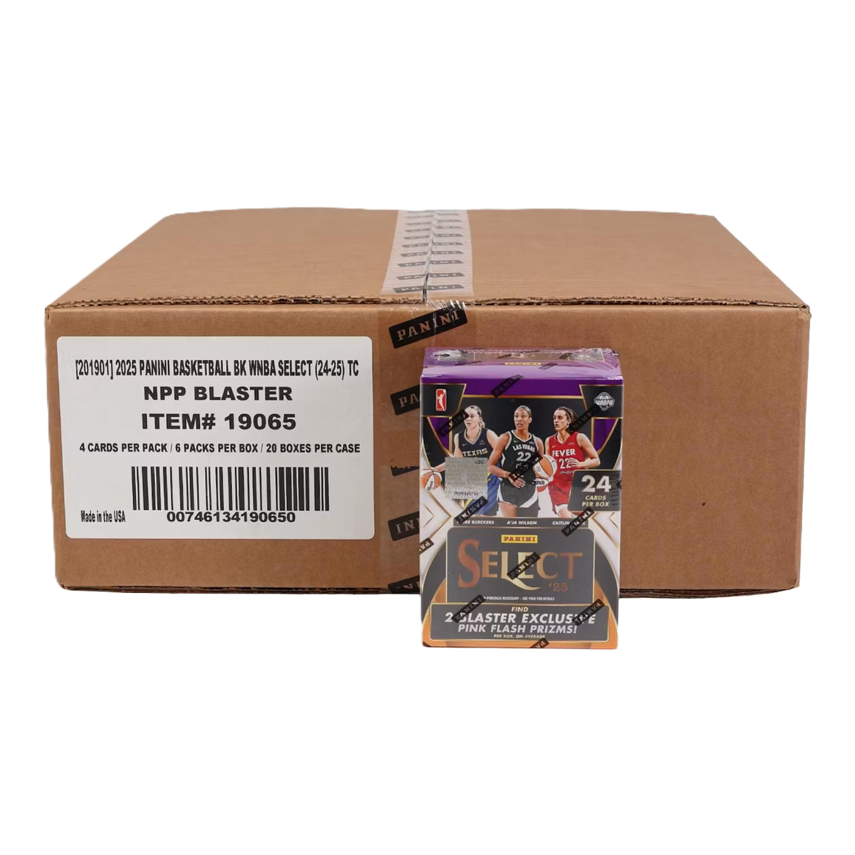2025 Panini Select WNBA Basketball Blaster 20-Box Case