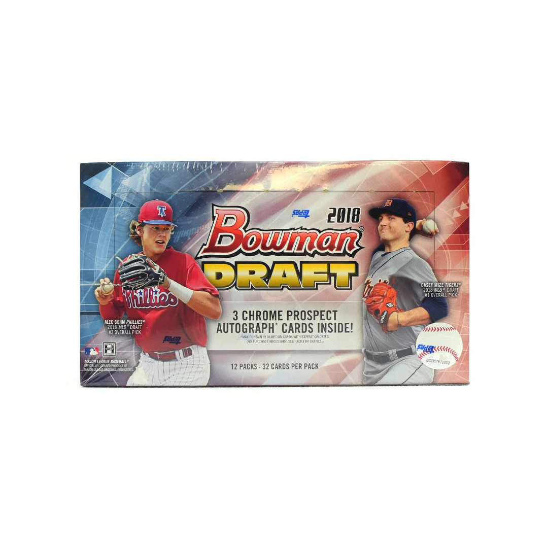 2018 Bowman Draft Baseball Jumbo Hobby Box