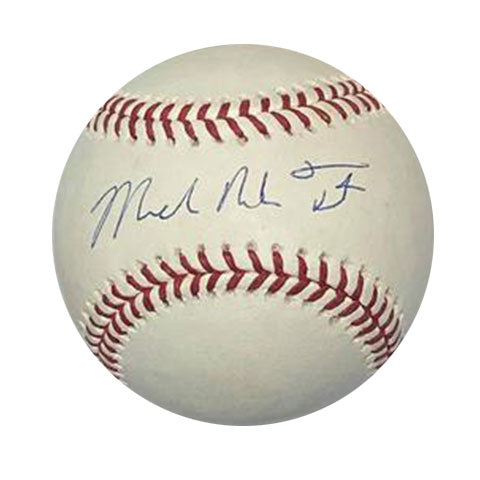Michael Nelson Trout Autographed Baseball - Full Name