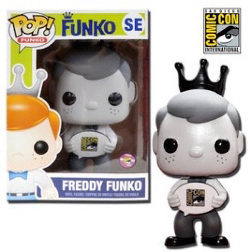 Freddy Funko, Black and White, 2013 SDCC, #SE, (Condition 7.5/10)