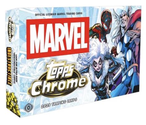 2025 Topps Marvel Chrome Hobby Box