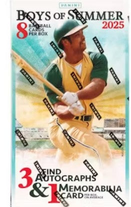 2025 Panini Boys of Summer Baseball Hobby 8-Box Case