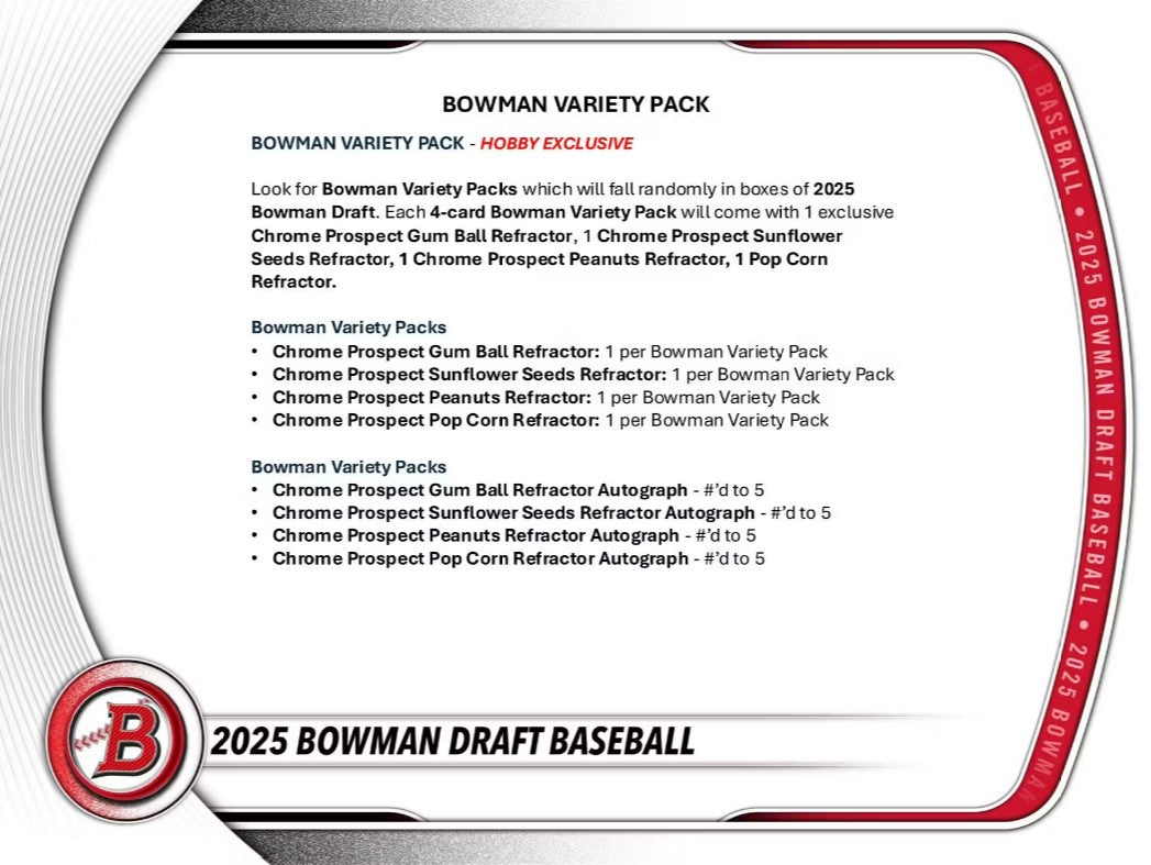 2025 Bowman Draft Baseball Breaker Delight Box