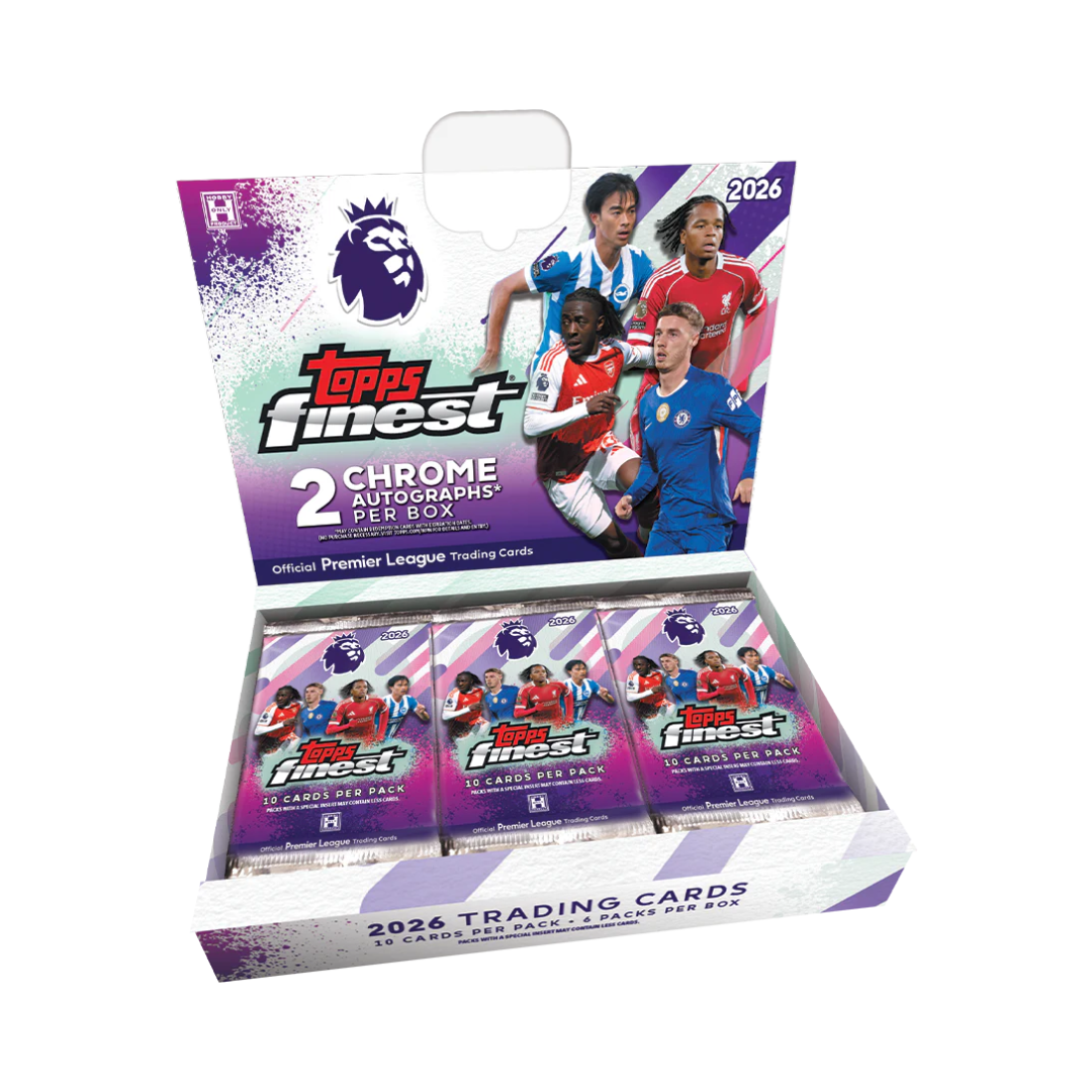 2026 Topps Finest Premier League Soccer Hobby Box