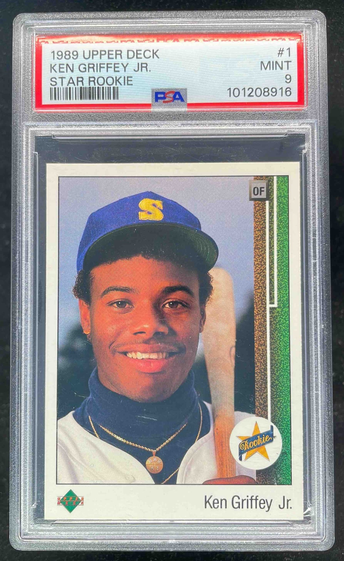 1989 Upper Deck #1 Ken Griffey Jr. RC PSA 9