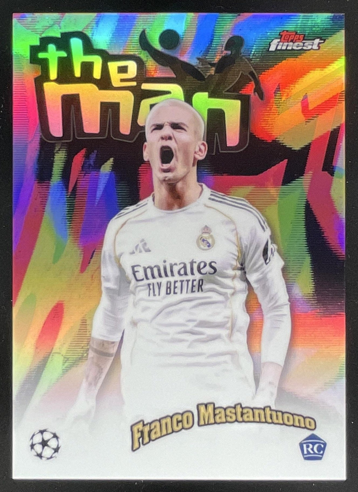 2025-26 Topps Finest UEFA Club Competition The Man #TM-5 Franco Mastantuono RC