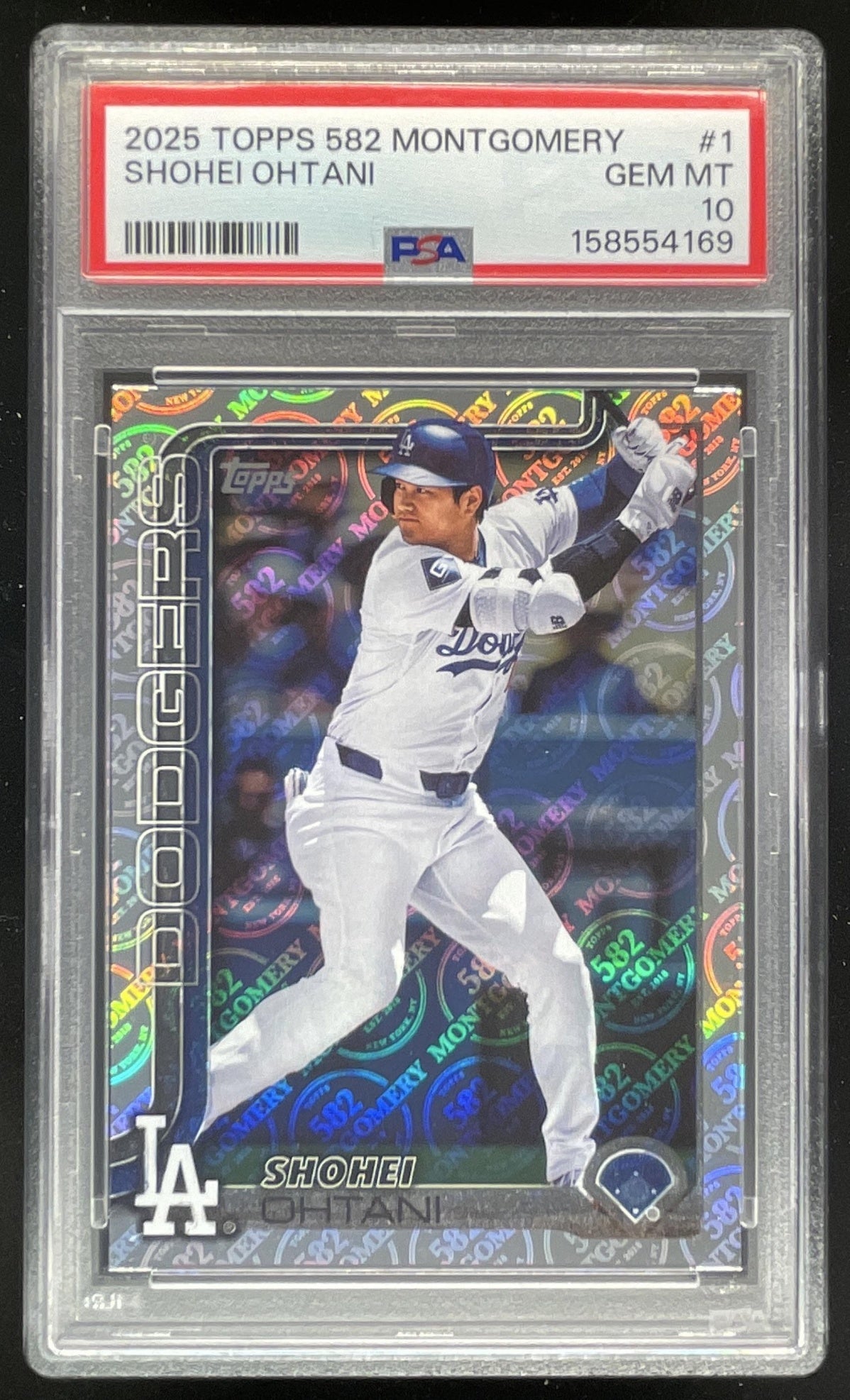 2025 Topps 582 Montgomery Club #1 Shohei Ohtani PSA 10