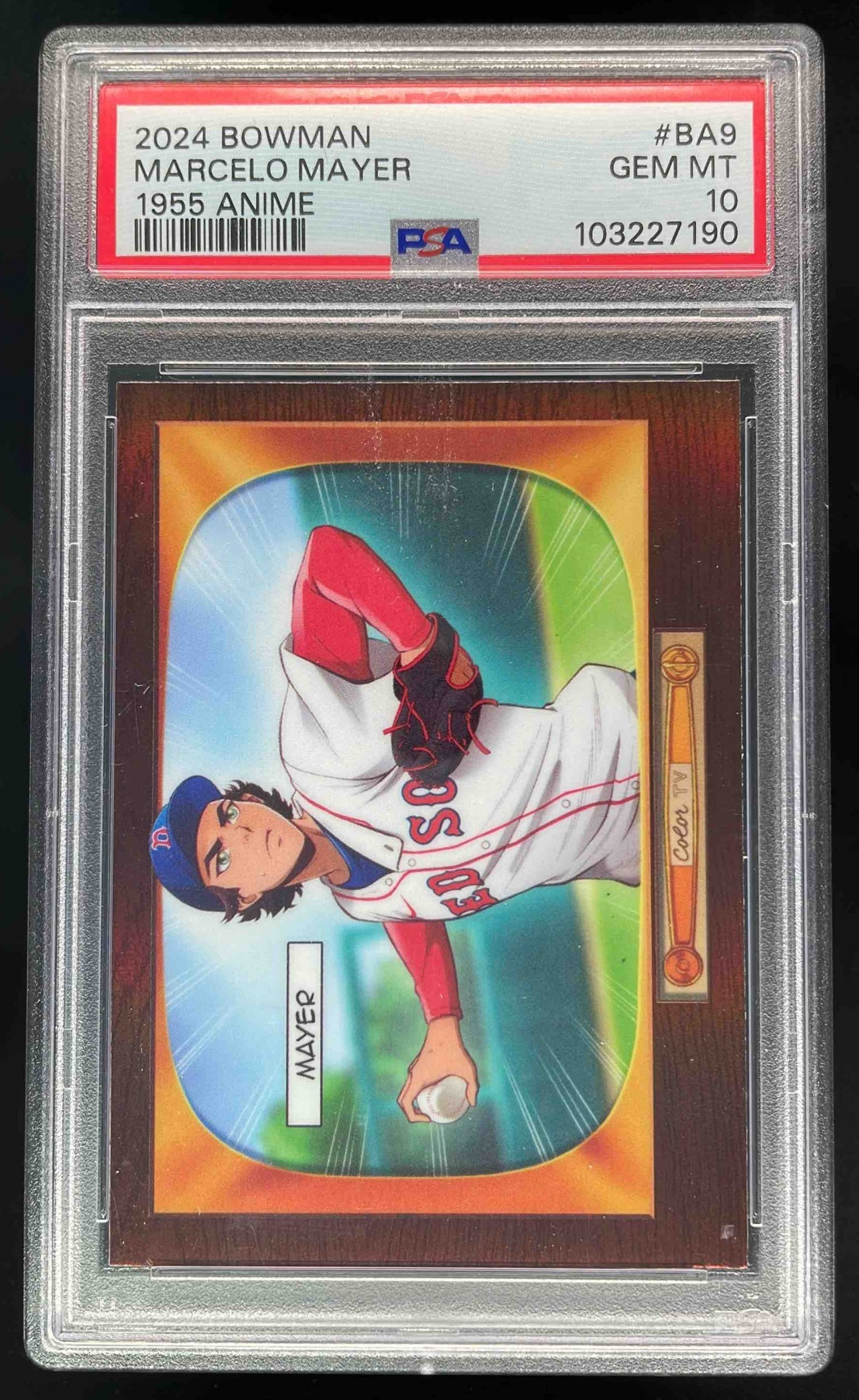 2024 Bowman 55 Bowman Anime #BA-9 Marcelo Mayer PSA 10