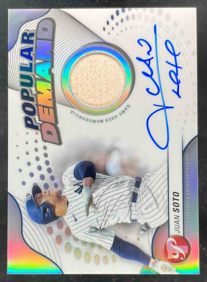 2024 Topps Pristine Popular Demand Autograph Relics #DPAR-JS Juan Soto Auto