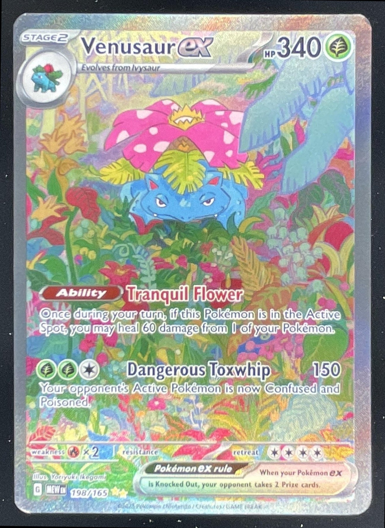 2023 Pokemon SV 151 #198/165 Venusaur ex Special Illustration Rare