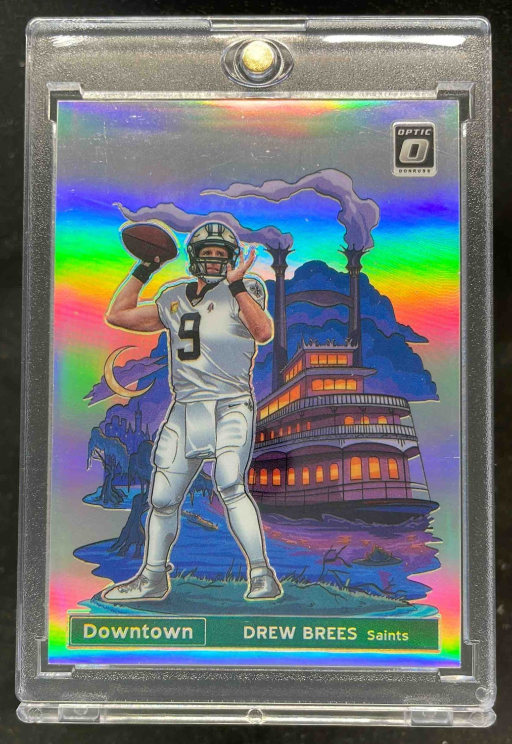 2020 Panini Donruss Optic Downtown SSP #DT-5 Drew Brees