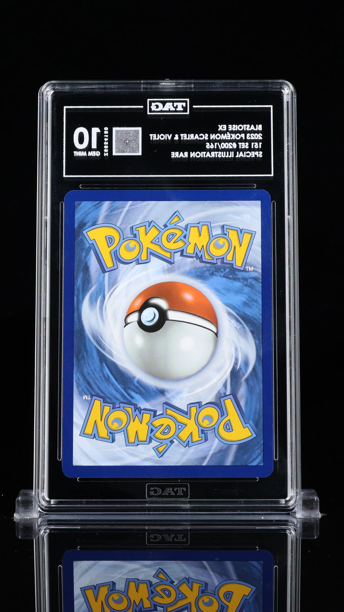 2023 Pokemon Blastoise ex #200/165 TAG 10