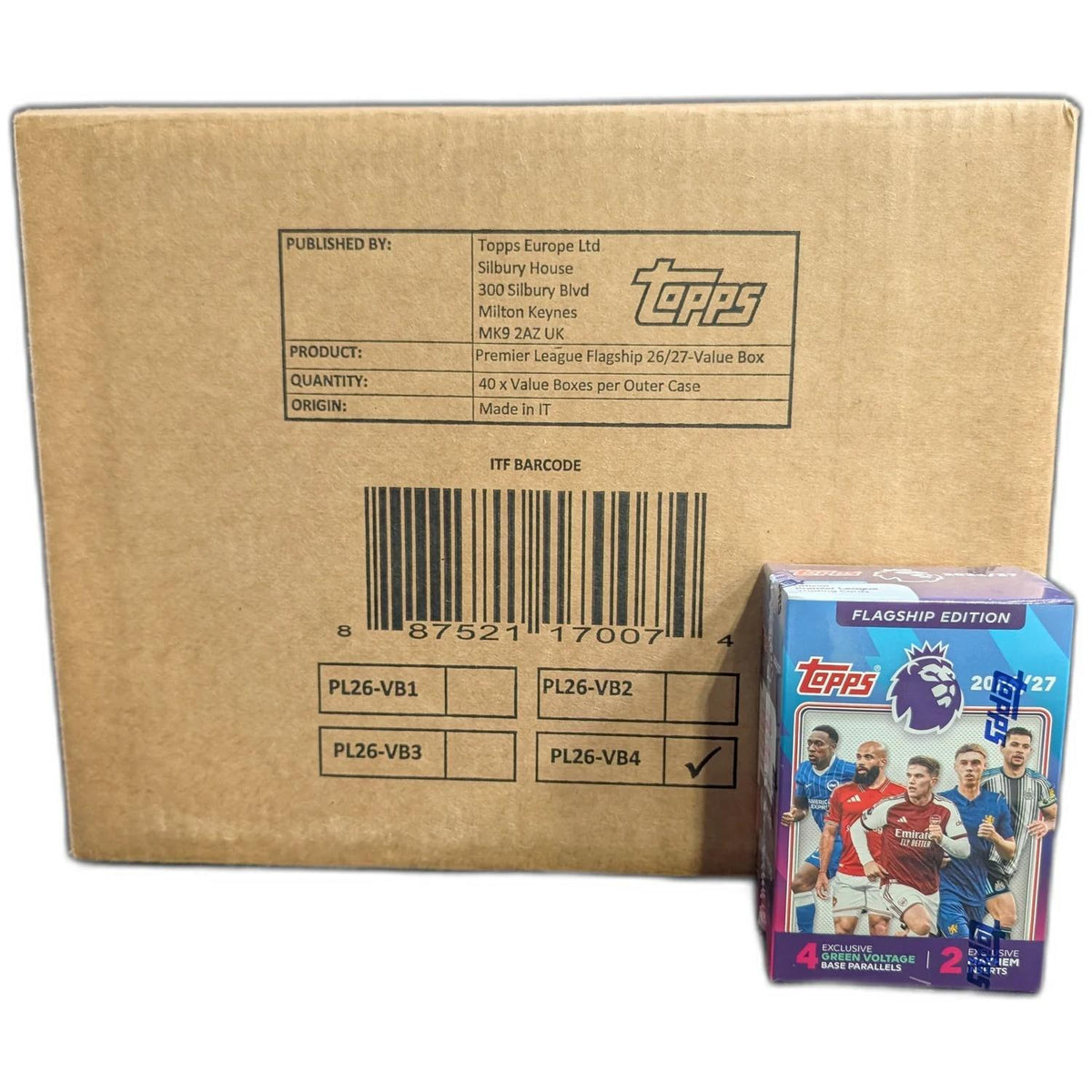 2026-27 Topps English Premier League Soccer Blaster 40-Box Case