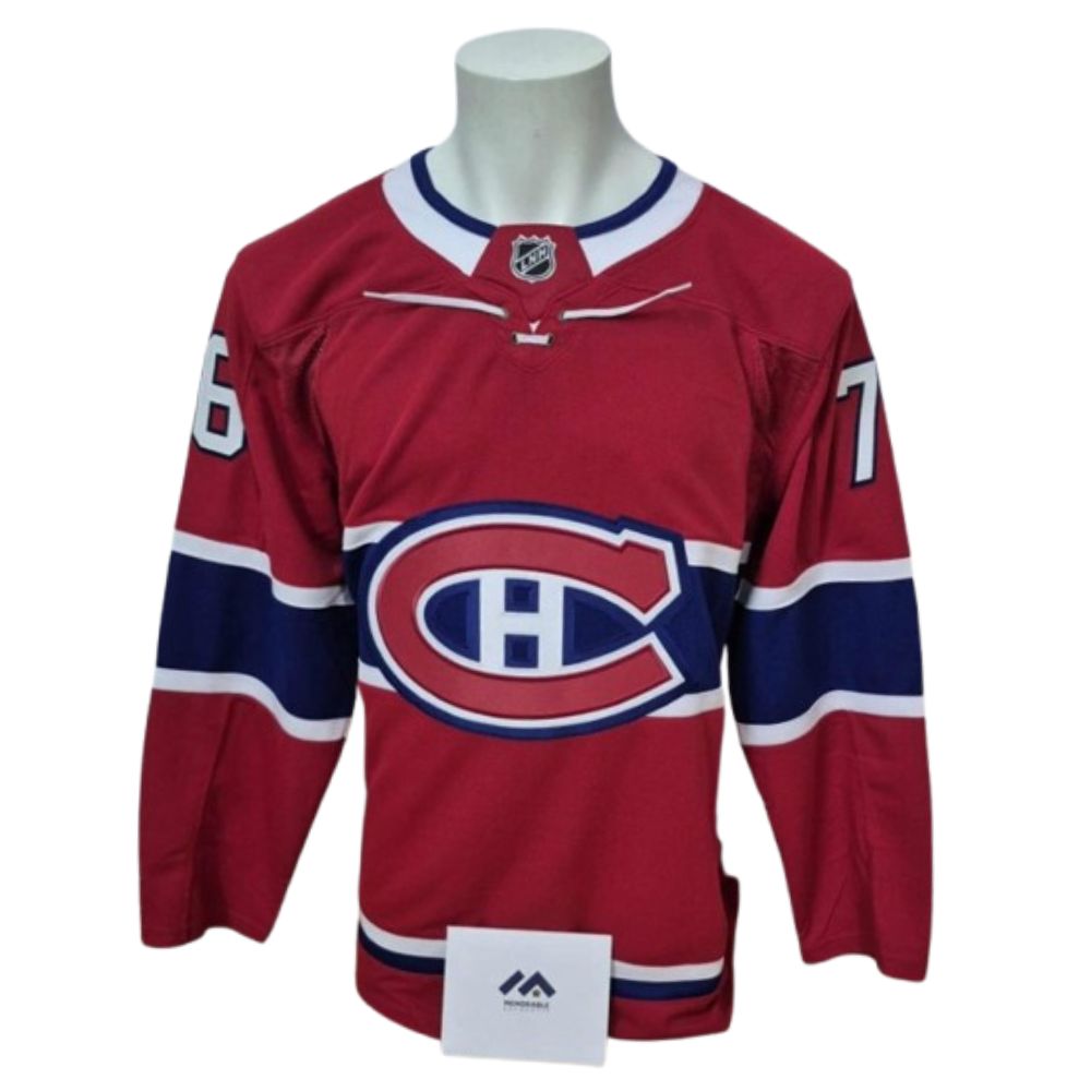 Chandail officiel Fanatics Premium signé - Zachary Bolduc domicile Memorable coa