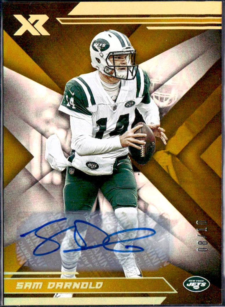 Sam Darnold 2019 Panini XR Gold Auto SP 8/10