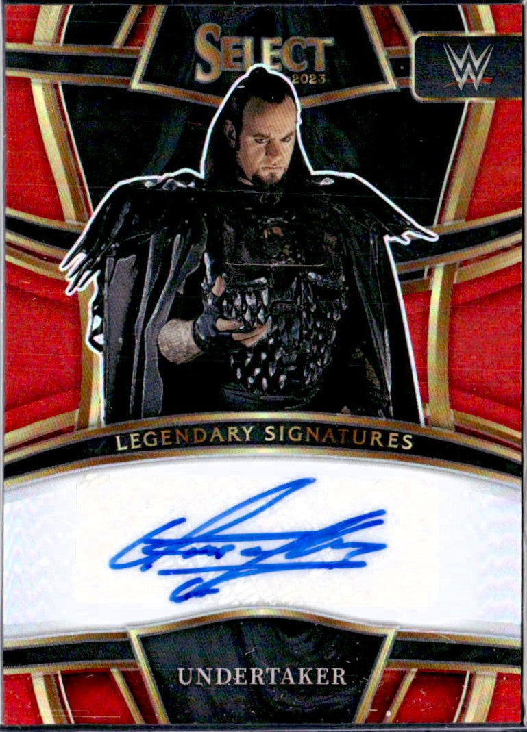 Undertaker 2023 Panini Select WWE Legendary Auto SP 14/60