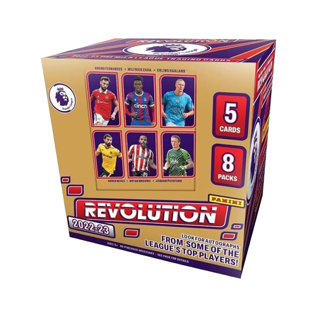 2022-23 Panini Revolution Soccer Hobby 8 Box Case
