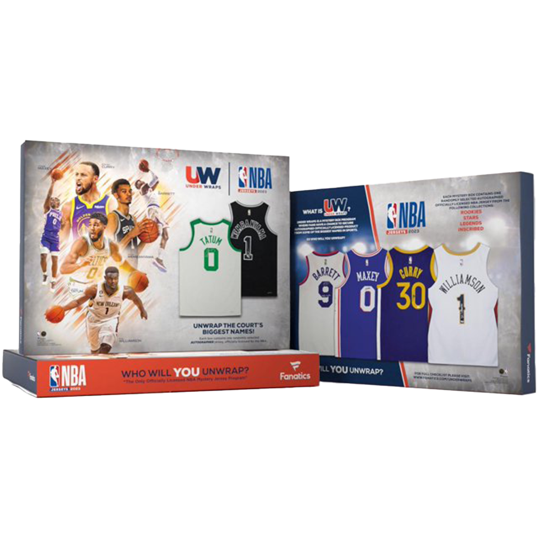 2023 Under Wraps Single Autographed NBA Jersey Box Fanatics Authentic