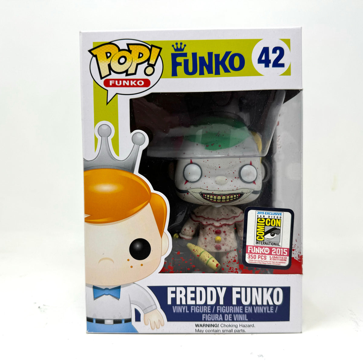 Freddy Funko, Bloody Twisty Freddy, 2015 SDCC, #42, LE350, (Condition 6.5/10)