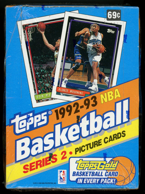 1992-93 Topps Basketball Series Two Hobby Box