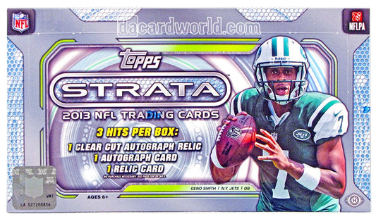 2013 Topps Strata Football Hobby Box