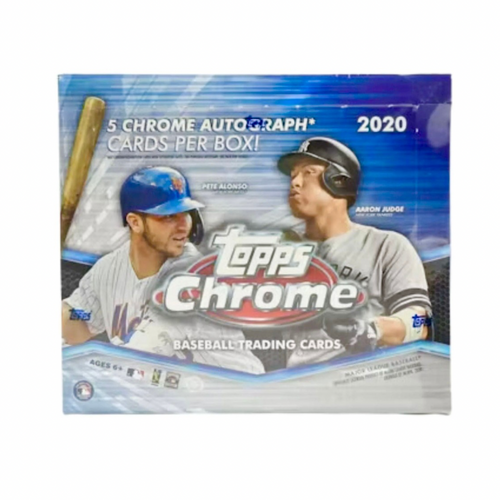 2020 Topps Chrome Baseball HTA Jumbo Hobby Box
