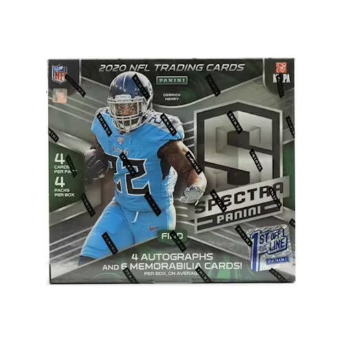 2020 Panini Spectra Football FOTL Box 1st Off The Line