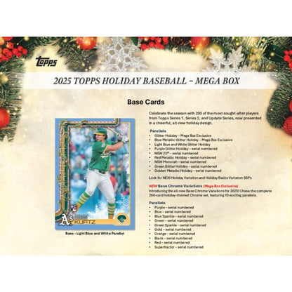 2025 Topps Holiday Baseball Mega 20-Box Case