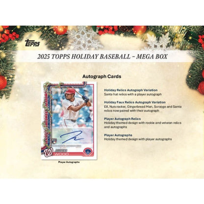 2025 Topps Holiday Baseball Mega 20-Box Case