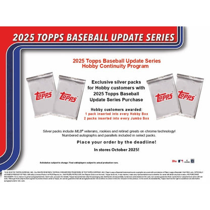2025 Topps Update Series Baseball Jumbo Box