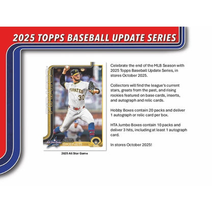 2025 Topps Updates Baseball Fanatics Exclusive Value 40-Box Case