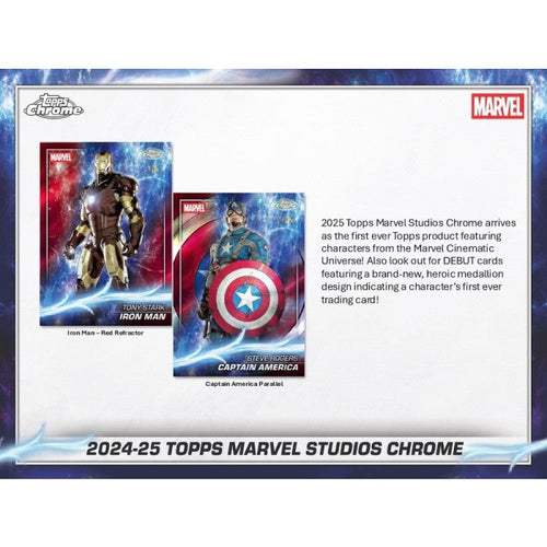 Marvel Studios Chrome Value 40-Box Case (Topps 2024/25)