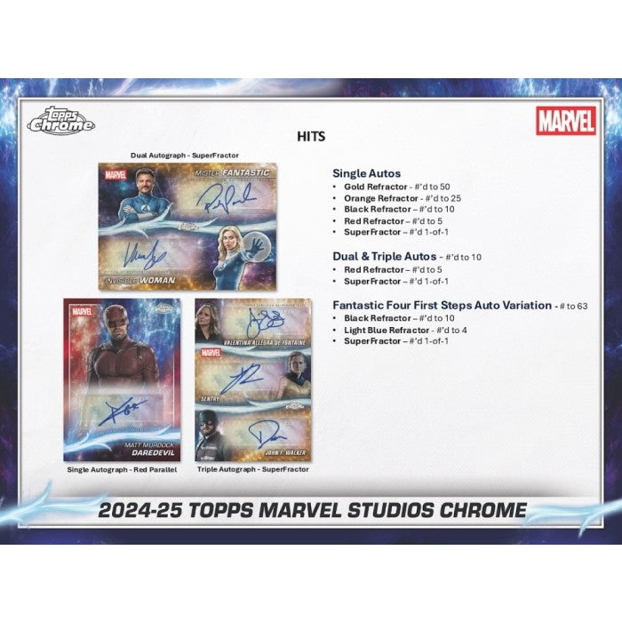 Marvel Studios Chrome Hobby 8-Box Case (Topps 2024/25)