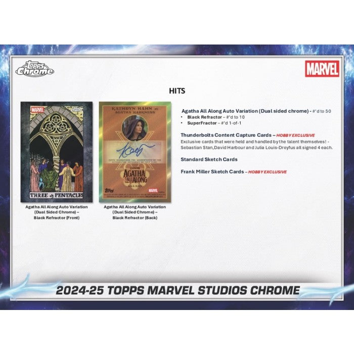 Marvel Studios Chrome Hobby 8-Box Case (Topps 2024/25)