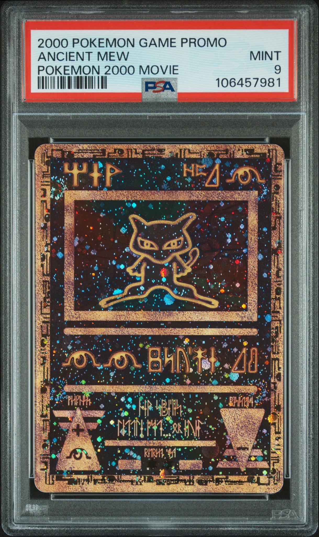 2000 Pokemon Movie Promo Ancient Mew PSA 9