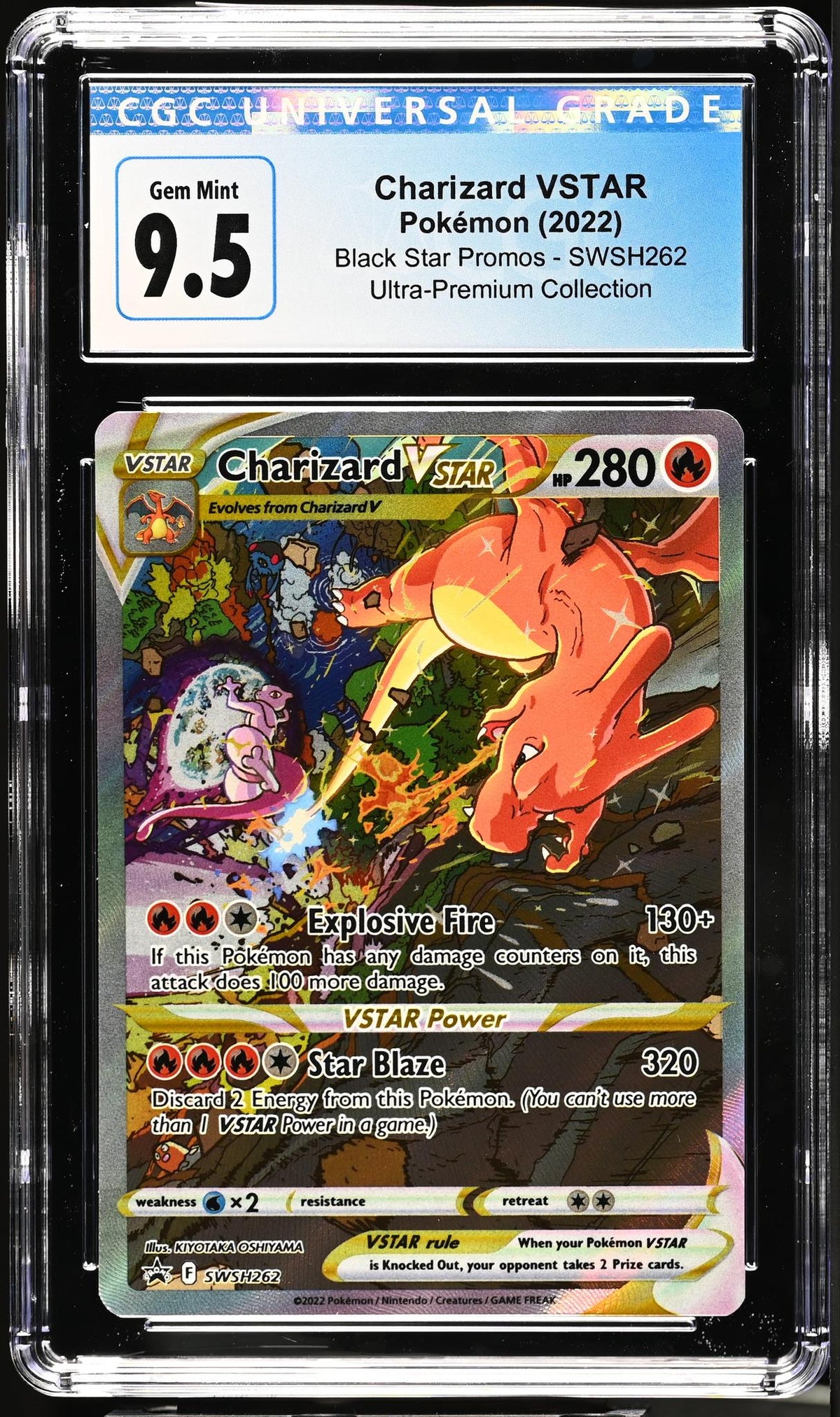 2022 Black Star Promos #SWSH262 Charizard VSTAR Ultra-Premium Collection CGC 9.5