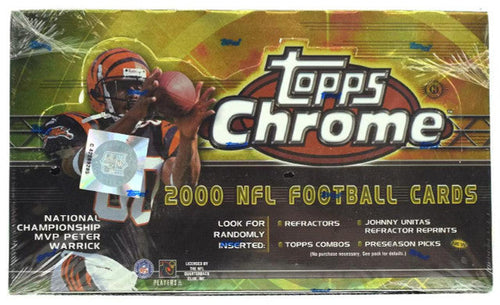 2000 Topps Chrome Football Hobby Box