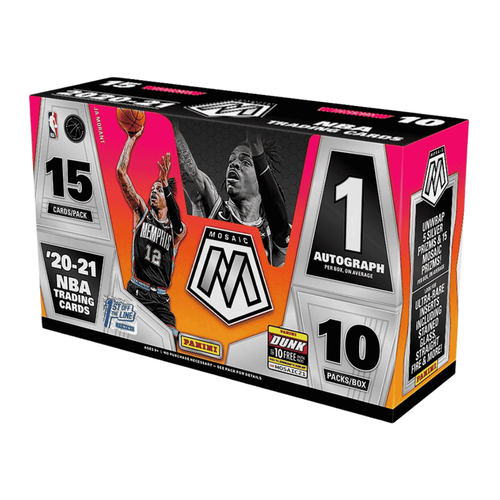 2020-21 Panini Mosaic Basketball 1st Off The Line Hobby Box