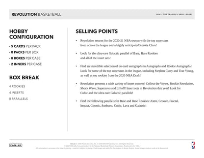 2020-21 Panini Revolution Basketball Hobby Box